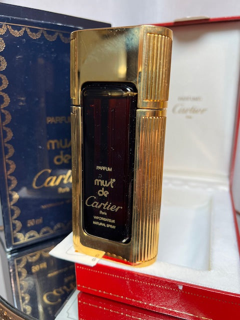 Must de Cartier extrait 50 ml. Raro vintage originale del 1981. Flacone pieno sigillato