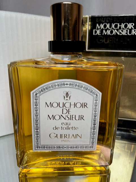 Mouchoir de Monsieur Guerlain edt 200 ml. Rare vintage 1990s.