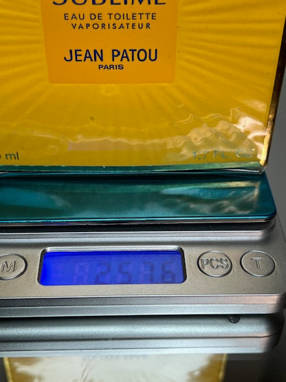 Jean Patou Sublime edt 50 ml. Vintage années 1990.