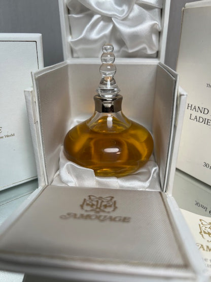 Amouage Gold edp 30 ml flacon en cristal poli à la main extrêmement rare vintage 1989