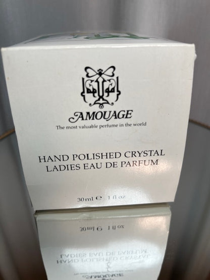 Amouage Gold edp 30 ml flacon en cristal poli à la main extrêmement rare vintage 1989
