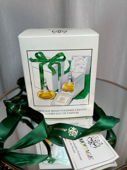 Amouage Gold edp 30 ml flacon en cristal poli à la main extrêmement rare vintage 1989