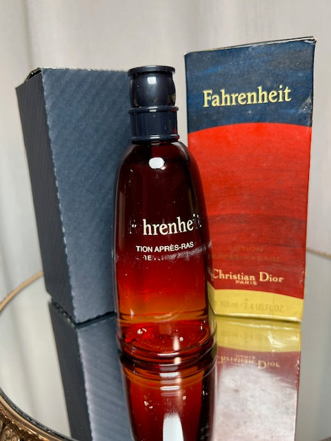 Dior Fahrenheit Apres Rasage 100 ml vintage 1990. Full bottle.