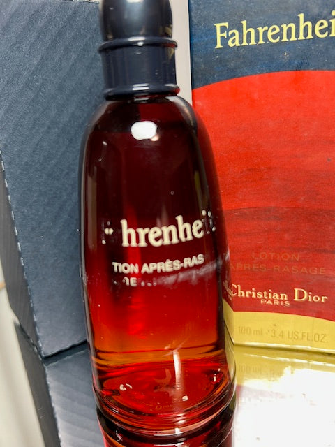 Dior Fahrenheit Apres Rasage 100 ml vintage 1990. Full bottle.