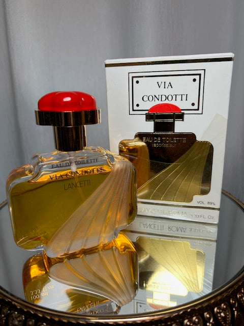 Via Condotti Pour Femme Lancetti edt 100 ml rare original 1985.