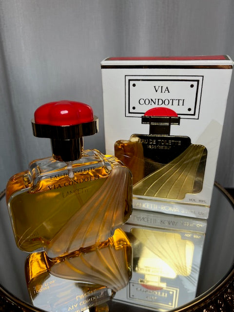 Via Condotti Pour Femme Lancetti edt 100 ml rare original 1985.