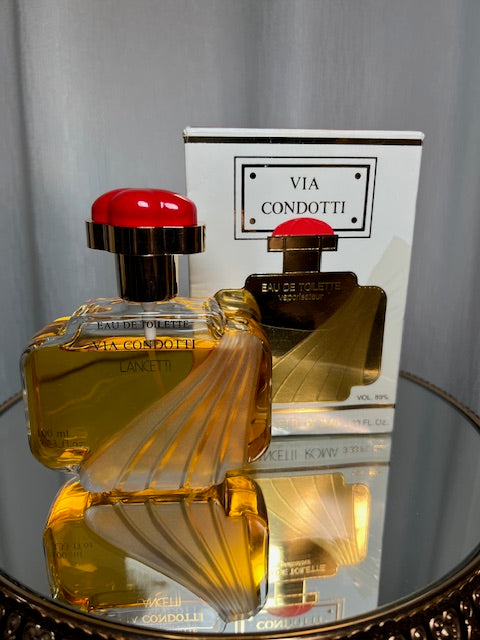 Via Condotti Pour Femme Lancetti edt 100 ml rare original 1985.
