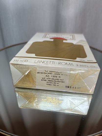 Via Condotti Pour Femme Lancetti edt 100 ml rare original 1985.