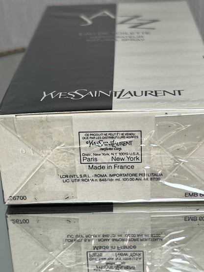 YSL Jazz edt 100 ml rare vintage first edition. Sealed