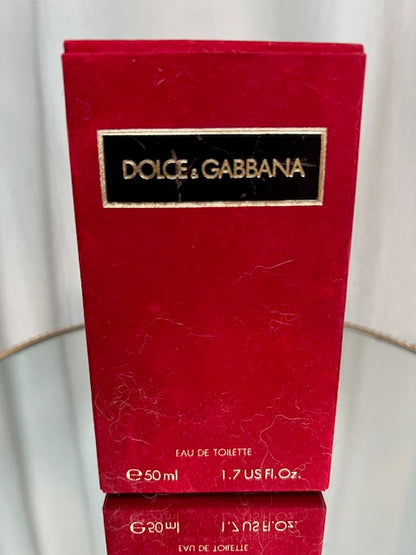 Dolce Gabbana red originale edt 50 ml. Raro vintage.