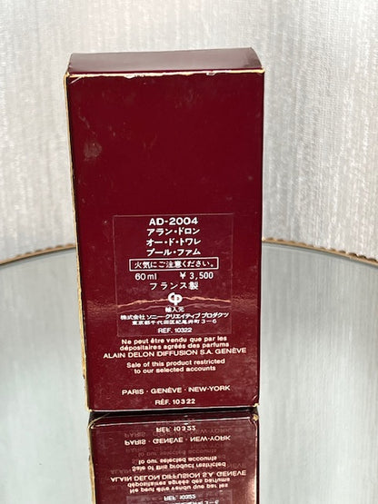 AD Alain Delon femme edt 60 ml. Édition originale extrêmement rare.