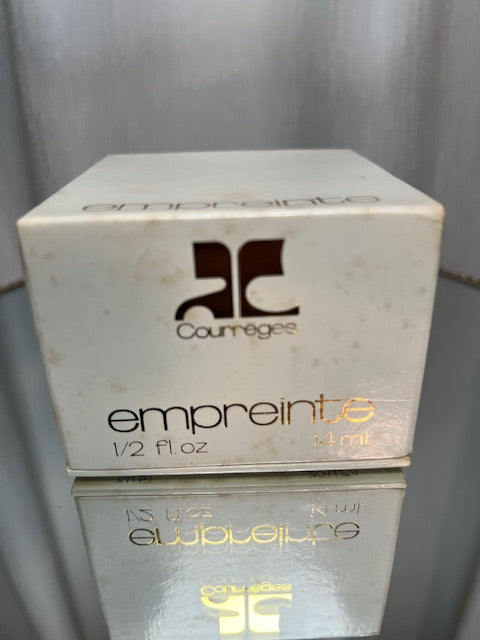 Courrèges Empreinte extrait 14 ml. Rare vintage années 80. Flacon scellé. Superbe état.