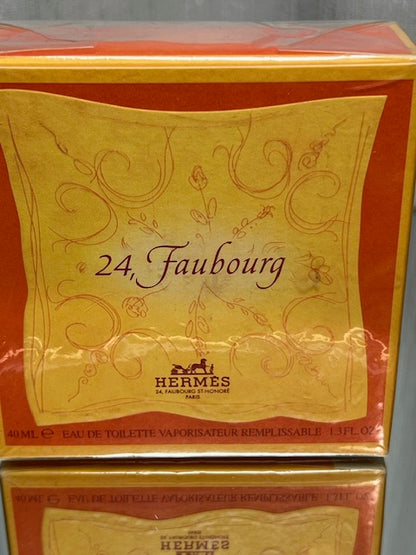 Hermes’ 24 Faubourg edt 40 ml vintage original limited edition gold case