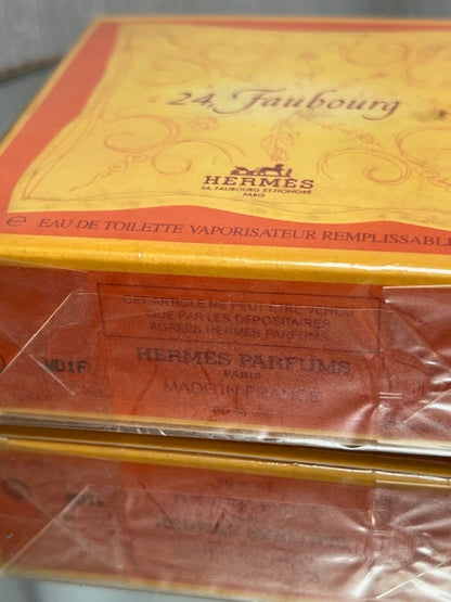Hermes’ 24 Faubourg edt 40 ml vintage original limited edition gold case