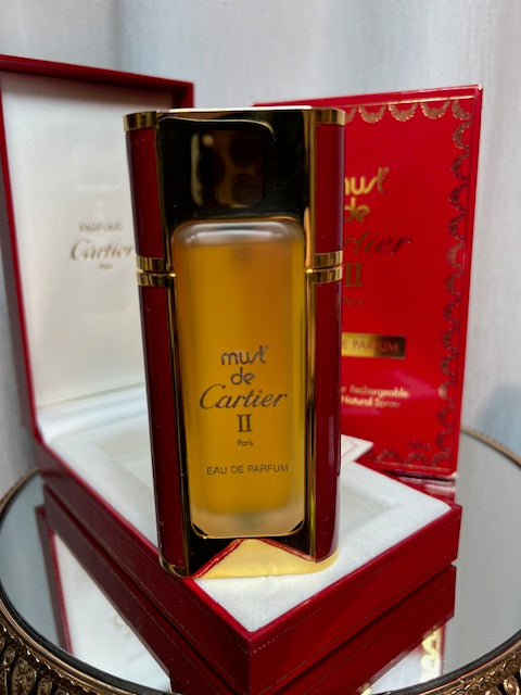 Cartier Must de Cartier II edp 50 ml vintage original edition
