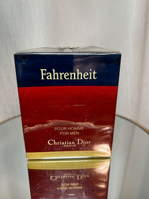 Fahrenheit Dior perfume set edt 50 ml and apres rasage 50 ml sealed. 1990 edition