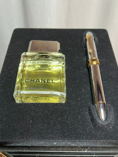 Chanel Egoiste Platinum gift set vintage edt 75 ml and pen