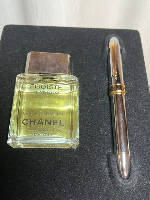 Chanel Egoiste Platinum gift set vintage edt 75 ml and pen