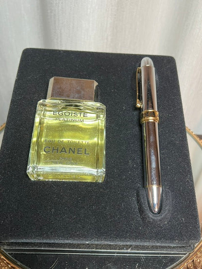 Chanel Egoiste Platinum gift set vintage edt 75 ml and pen