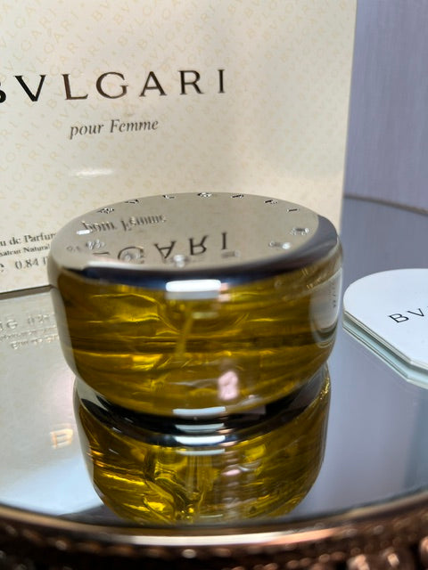 Bvlgari Pour Femme edp 25 ml in lather case gift set vintage