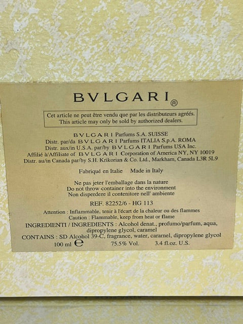 BVlgari Pour Femme  edp 100 ml vintage.