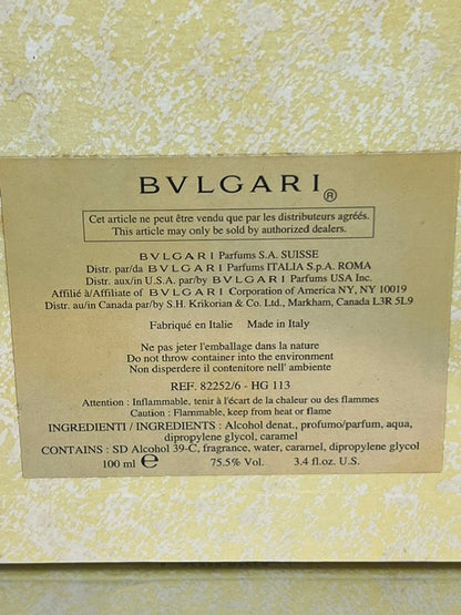 BVlgari Pour Femme  edp 100 ml vintage.
