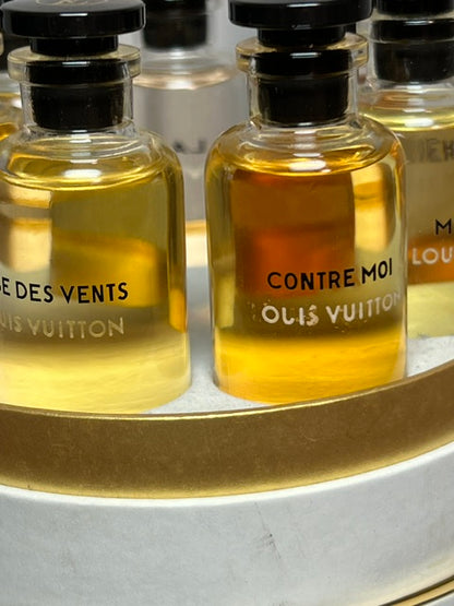 Set di profumi Louis Vuitton Gold collection 7 profumi 2016.