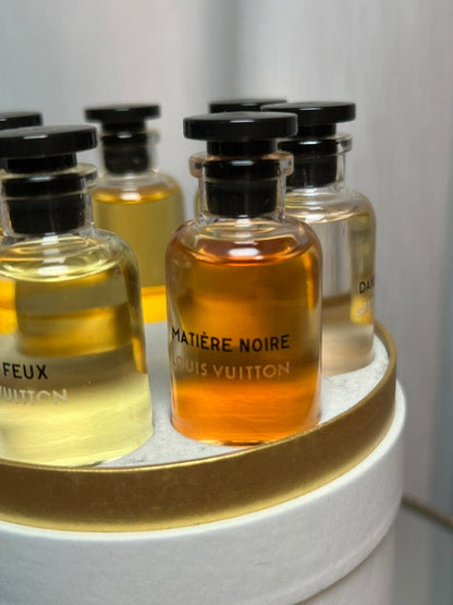 Set di profumi Louis Vuitton Gold collection 7 profumi 2016.
