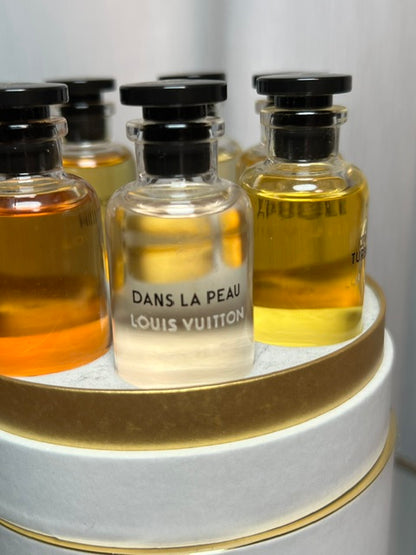 Set di profumi Louis Vuitton Gold collection 7 profumi 2016.