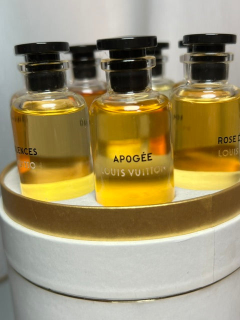 Set di profumi Louis Vuitton Gold collection 7 profumi 2016.