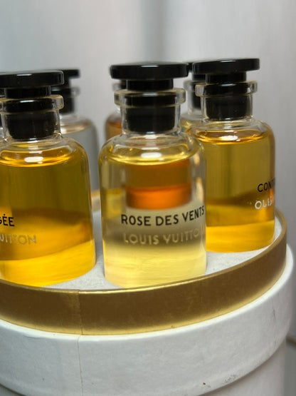 Set di profumi Louis Vuitton Gold collection 7 profumi 2016.