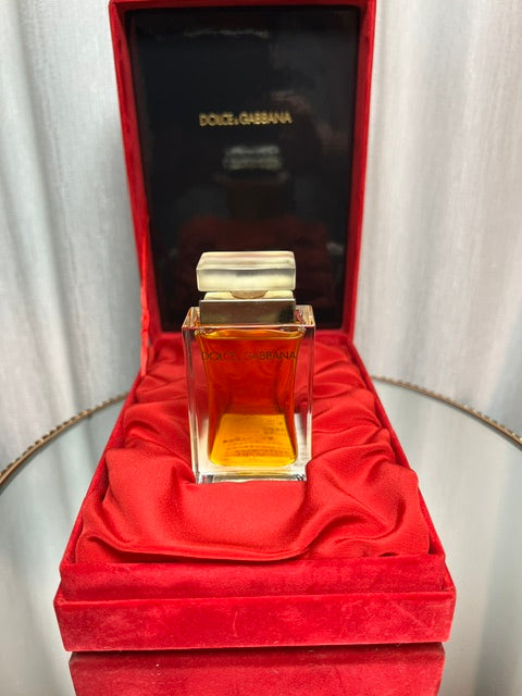 Dolce Gabbana original classic red extrait 15 ml vintage first edition Italy