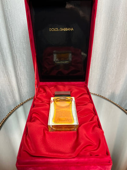 Dolce Gabbana original classic red extrait 15 ml vintage first edition Italy