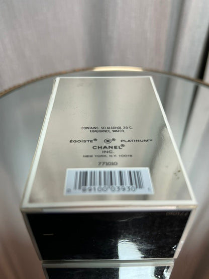 Chanel Egoiste Platinum edt 75 ml vintage 1991.