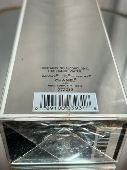 Chanel Egoiste Platinum edt 100 ml vintage 1991.
