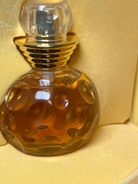 Dior Dolce Vita luxury perfume set 50 ml edt and gold atomizer in silk box vintage limited edition