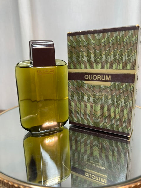 Puig Quorum edt 50 ml extremely rare 70s.