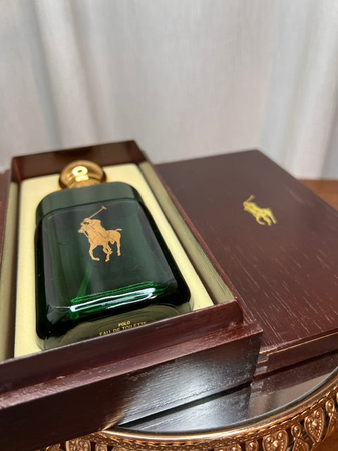 Polo Ralph Lauren edt 100 ml vintage 70s wood box.