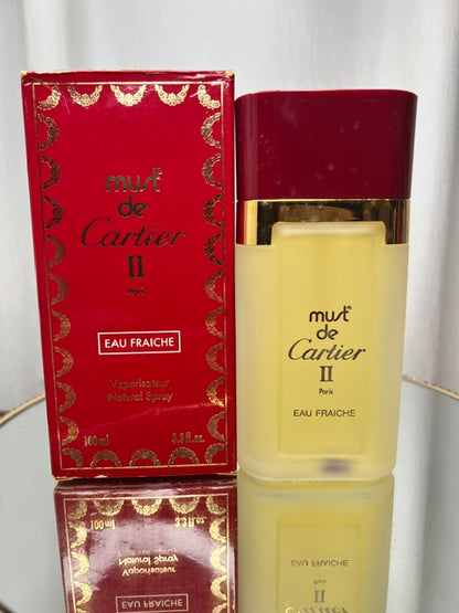 Must de Cartier II Fraiche 100 ml vintage 90s