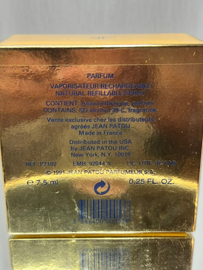 Jean Patou Sublime 7,5 extrait vintage