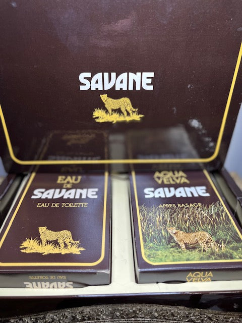 J. B. Williams Co. Savane perfume gift set. Edt 125 ml/après rasage 125 ml.