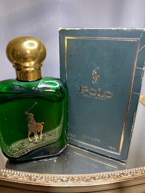 Ralph Lauren Polo Green. 100 ml edt Vintage luxury edition 1978 wooden box.  Rare, best.