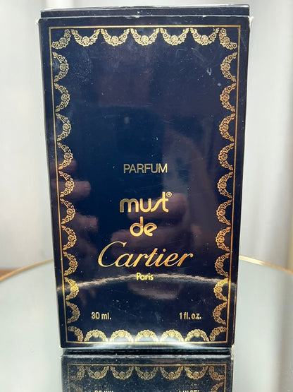Must de Cartier extrait 30 ml vintage 80s