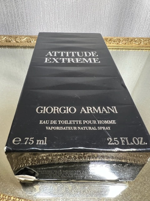 Attitude Extreme Giorgio Armani edt 75 ml. Rare first edition Sealed/full bottle