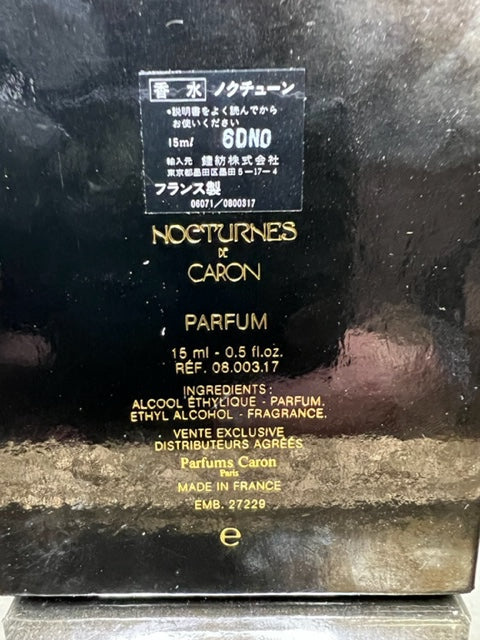 Nocturnes de Caron parfum pur 15 ml. Rare édition originale vintage 1981. Flacon scellé