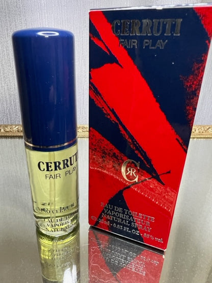 Fair Play (1985) Cerruti pour homme edt 25 ml. Vintage 1985. Flacon scellé