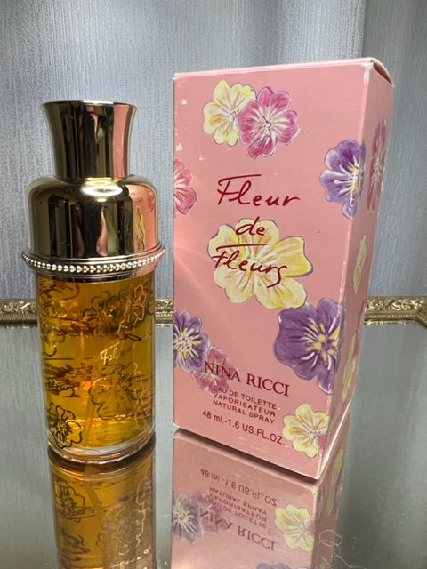 Fleur de Fleurs de Nina Ricci edt 48 ml. Vintage original 1985. Sealed bottle