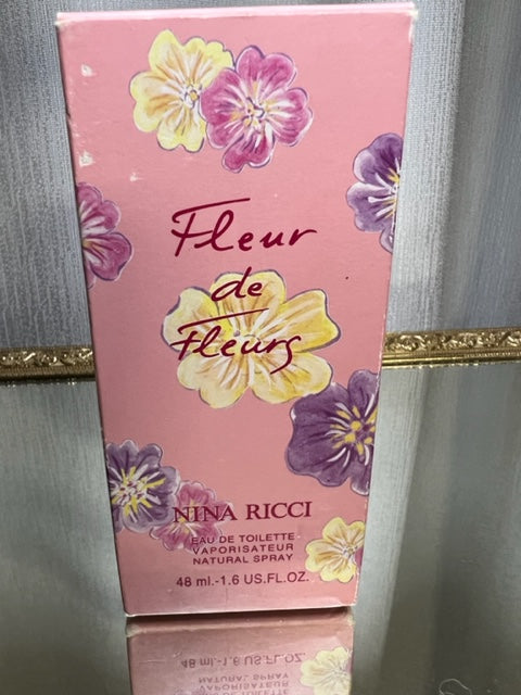 Fleur de Fleurs de Nina Ricci edt 48 ml. Vintage original 1985. Flacon scellé
