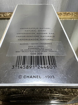 Egoiste Platinum Chanel edt 100 ml. Vintage original 1993. Sealed bottle