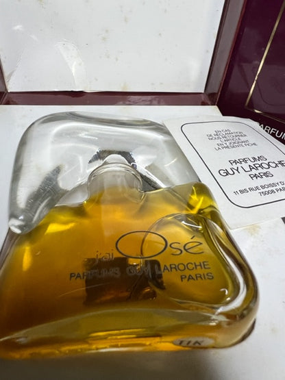 J’ai Osé Guy Laroche extrait de parfum 14 ml. Édition vintage 1978. Flacon scellé.